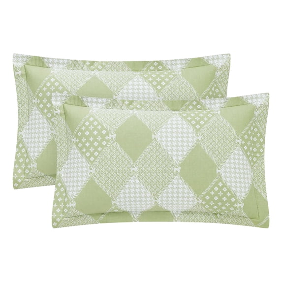 Unique Bargains 2Pcs Cotton Smooth Cooling Pillow Covers Queen Color C