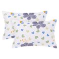 thumbnail image 1 of Unique Bargains 2Pcs Cotton Smooth Cooling Pillow Covers Queen Color E, 1 of 3