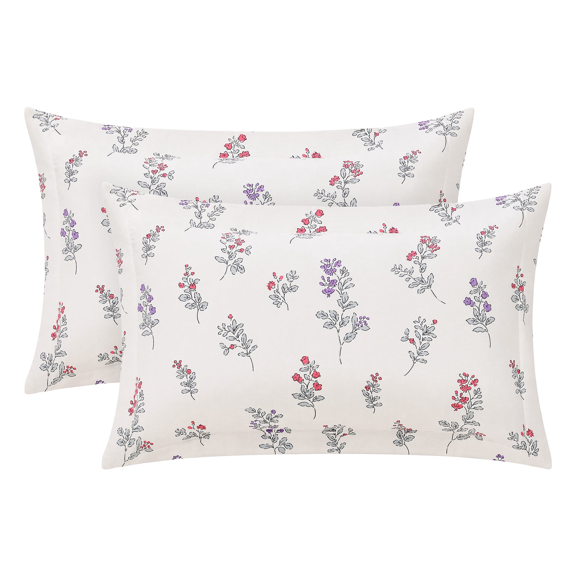 Unique Bargains 2Pcs Cotton Smooth Cooling Pillow Covers Queen Color G