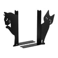 thumbnail image 1 of Unique Bargains 2Pcs Decorative Cartoon Metal Bookends Black Cat 3.9*1.2*5.9inch, 1 of 5