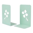 thumbnail image 1 of Unique Bargains 2Pcs Decorative Metal Tree Design Book Ends Green 3.9*5.3*7.9inch, 1 of 5