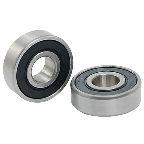 Unique Bargains 2Pcs Deep Groove Roller-Skate Ball Wheel Bearings 6201RS