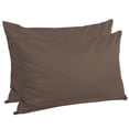 thumbnail image 1 of Unique Bargains Pillowcases 2-Piece Egyptian Cotton Pillow Cover Coffee Queen, 1 of 5