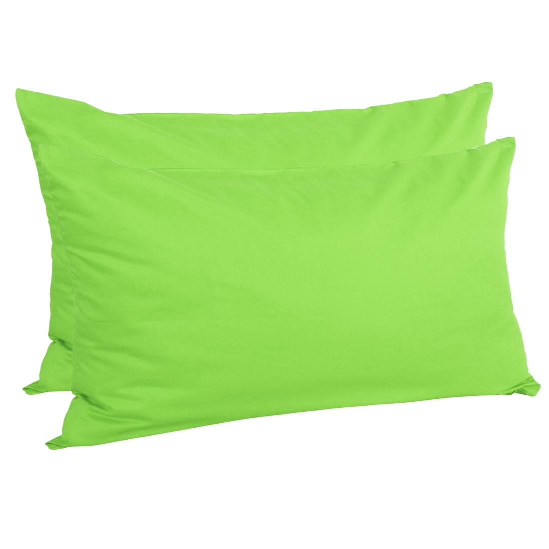 Unique Bargains Pillowcases 2-Piece Egyptian Cotton Pillow Cover Green King