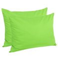 thumbnail image 1 of Unique Bargains Pillowcases 2-Piece Egyptian Cotton Pillow Cover Green Standard, 1 of 5
