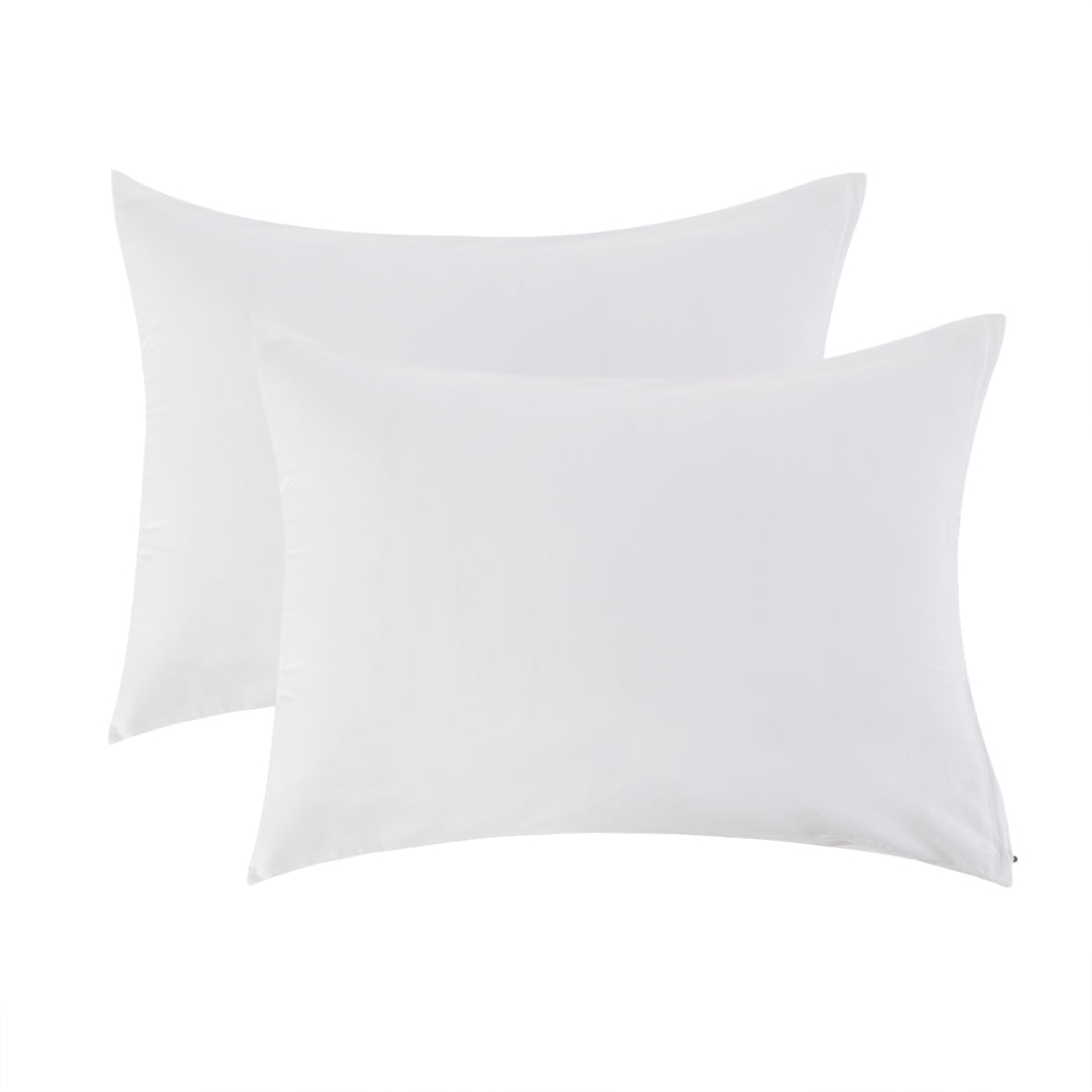 Unique Bargains Pillowcases 2-Piece Egyptian Cotton Pillow Cover Light Gray Queen