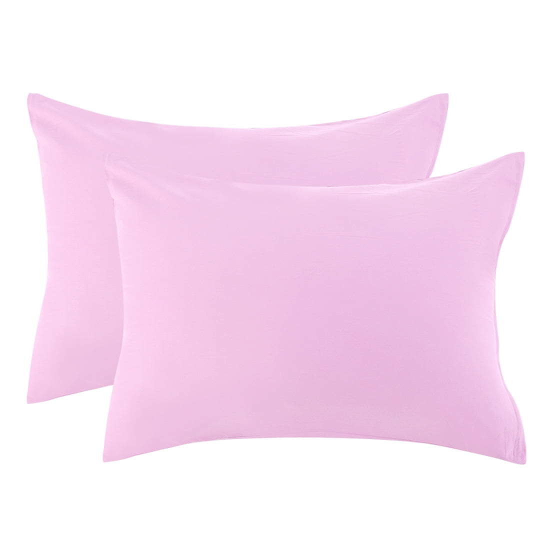 Unique Bargains Pillowcases 2-Piece Egyptian Cotton Pillow Cover Pink Standard