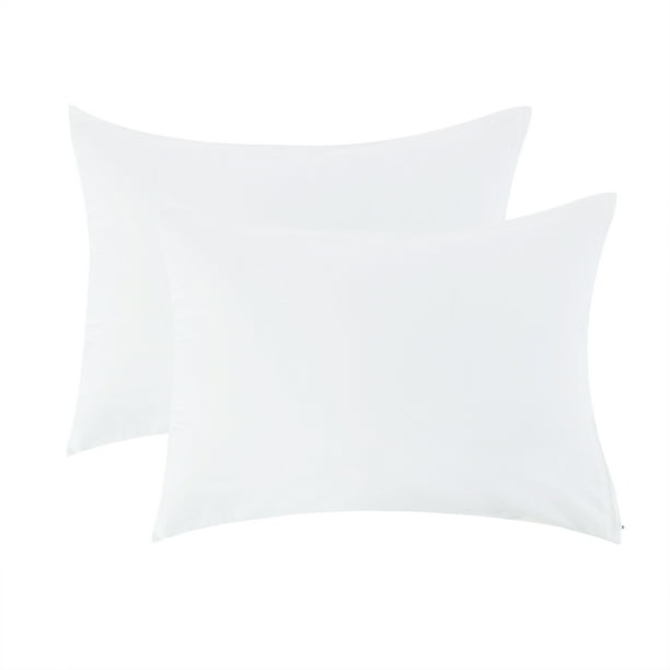 Unique Bargains 2Pcs Egyptian Cotton Pillow Cover Cases White King