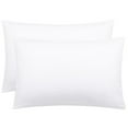 thumbnail image 1 of Unique Bargains 2Pcs Envelope Closure Washed Microfiber Pillowcases King White, 1 of 8