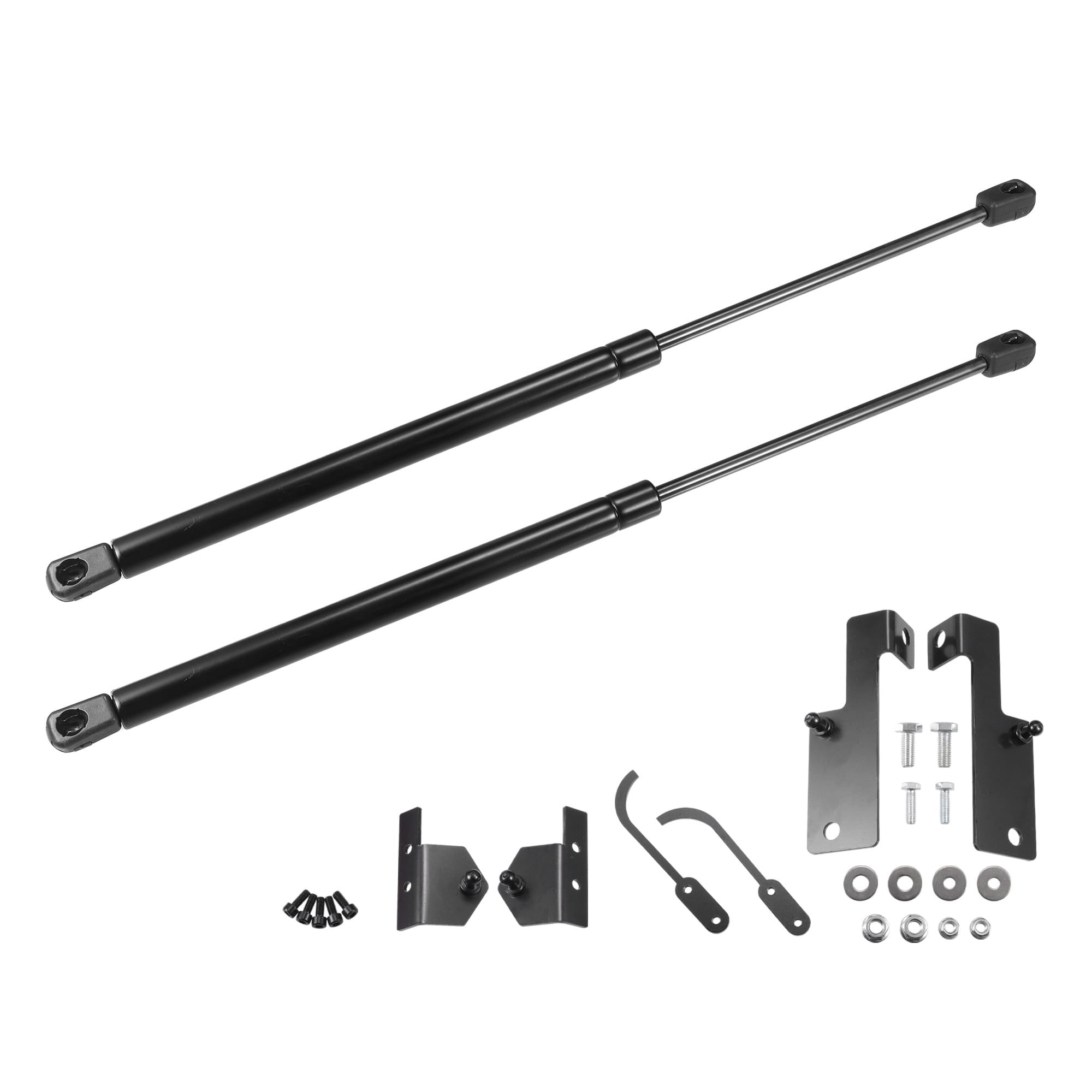 Unique Bargains 2Pcs Front Hood Lift Supports for Jeep Wrangler (JK) 2007-2018