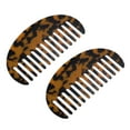 thumbnail image 1 of Unique Bargains 2Pcs Hair Comb Wide Tooth Anti-Static for Thick Curly Hair Deep Brown, 1 of 7