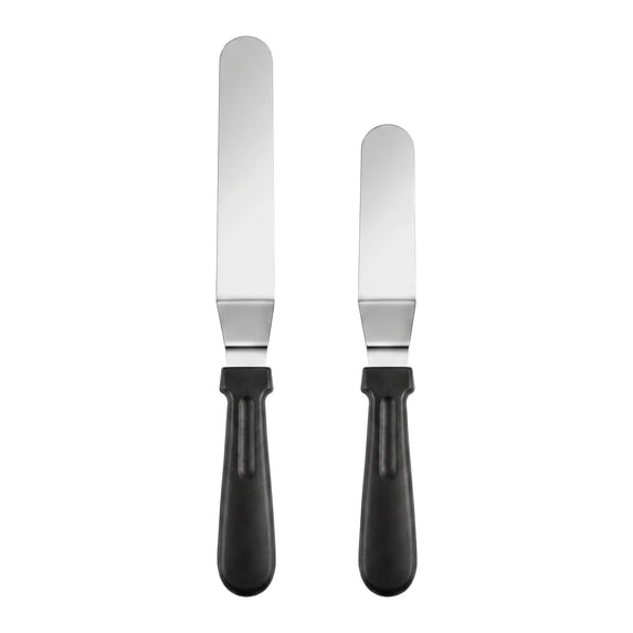 Unique Bargains 2Pcs Kitchen Spatula Set Heat-Resistant Cooking Utensils Bending-A