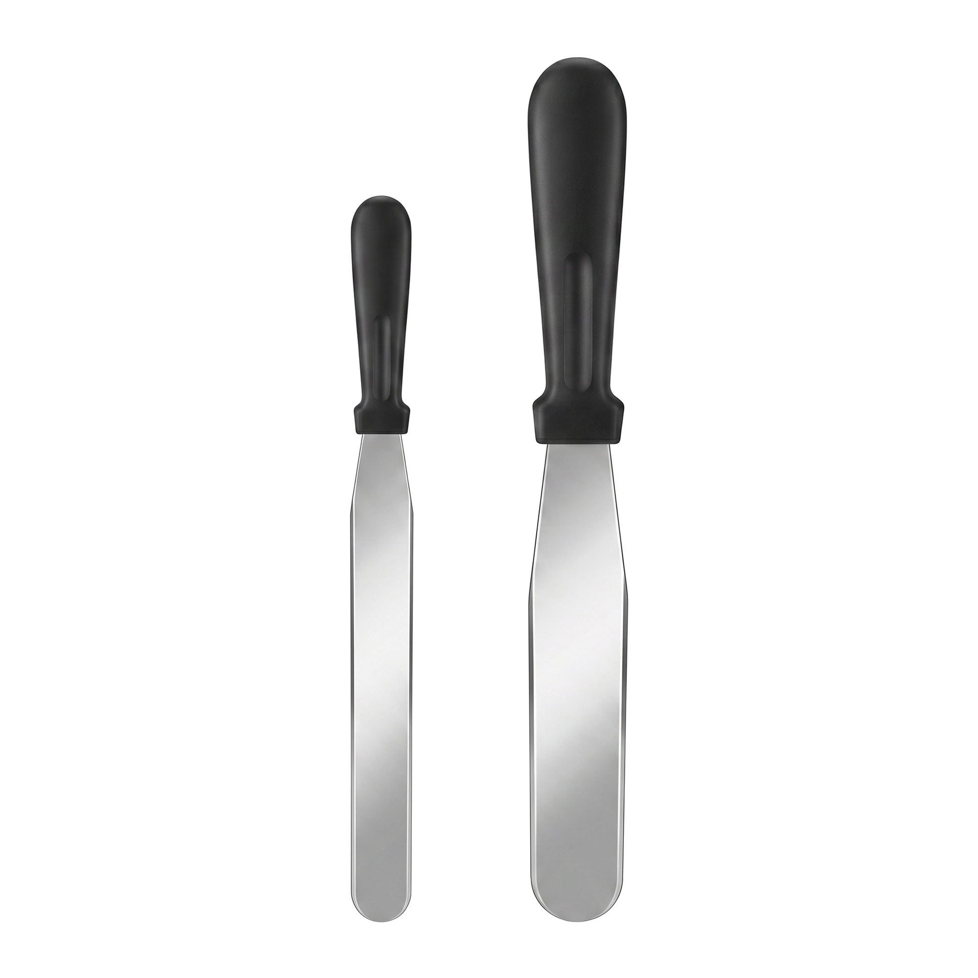 Unique Bargains 2Pcs Kitchen Spatula Set Heat-Resistant Cooking Utensils Silver-A