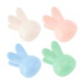 thumbnail image 1 of Unique Bargains 2Pcs Lightweight Rabbit-Shaped Toothbrush Covers for Travel Plastic Beige, Blue, Pink, Yellow, 1 of 5