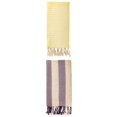 thumbnail image 1 of Unique Bargains 2Pcs Lightweight Sand Free Turkish Beach Towel Yellow Purple 71" x 40", 1 of 8