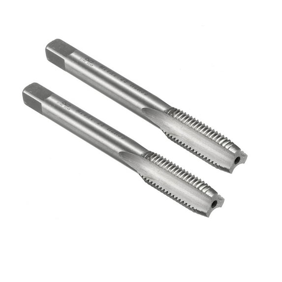 Unique Bargains 2Pcs Metric M10 x 1.25mm Pitch H2 Right Hand Thread Plug Tap HSS