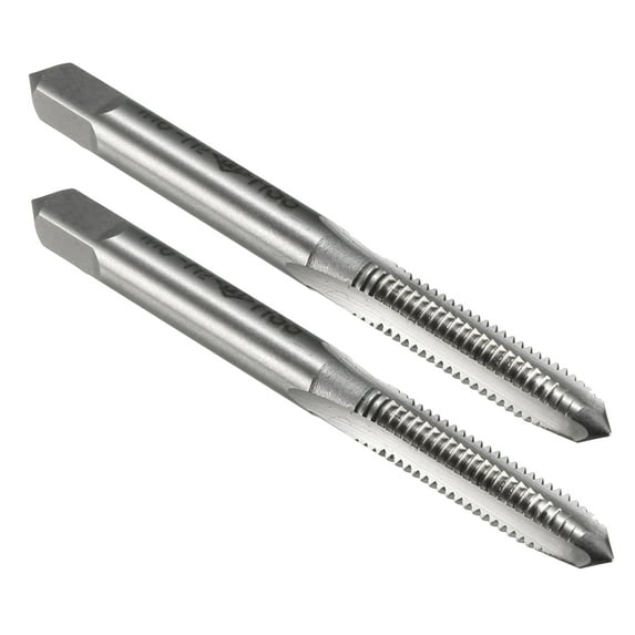 Unique Bargains 2Pcs Metric Taps M6 Pitch Thread Plug Tap HSS for Clocks and Watches DIY