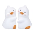 thumbnail image 1 of Unique Bargains 2Pcs Modern Resin Book Stoppers Book Ends White 6.7*3.9*5.1inch, 1 of 5