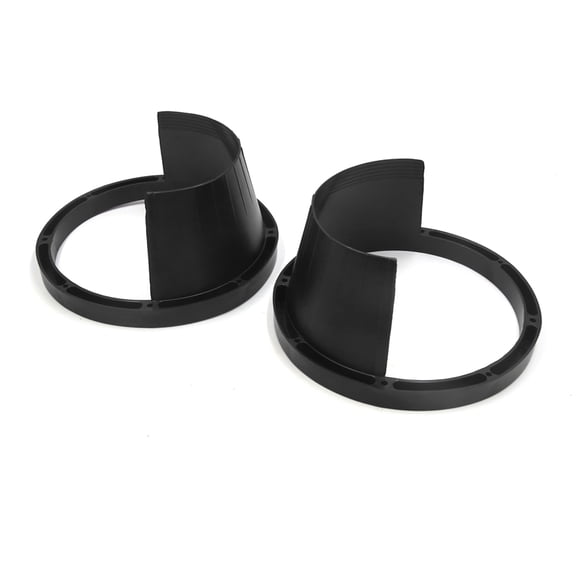 Unique Bargains 2Pcs Plastic 6.5inch Car Audio Woofer Speaker Water Resistant Cover