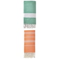 thumbnail image 1 of Unique Bargains 2Pcs Quick Dry Sand Free Towel Orange/Dark Green 71" x 35"/71" x 40", 1 of 8