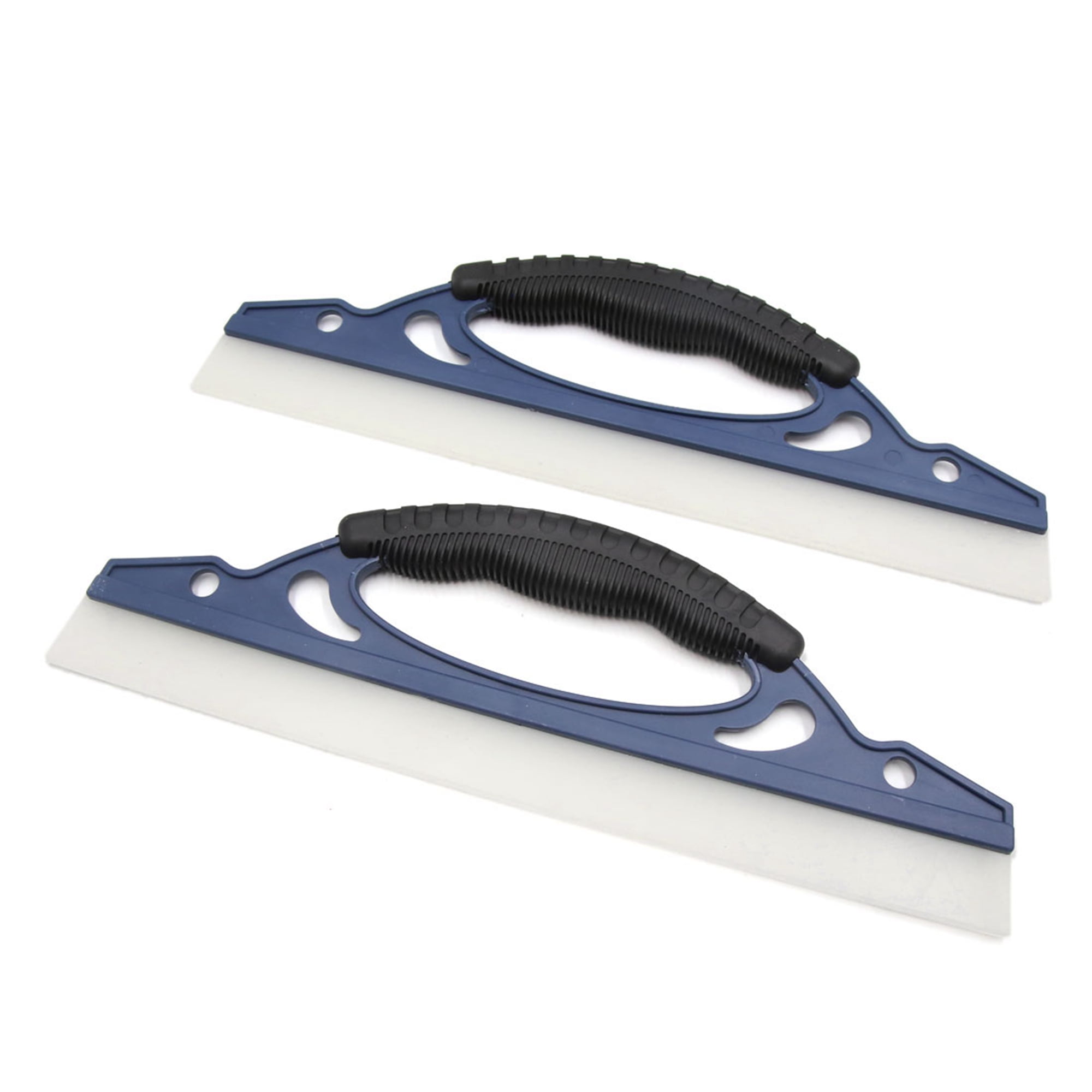 Unique Bargains 2Pcs Silicone Car Water Dryer Squeegee Window Glass Scraper Cleaner Tool