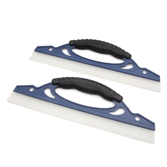 Unique Bargains 2Pcs Silicone Car Water  Dryer Squeegee Window Glass Scraper Cleaner Tool
