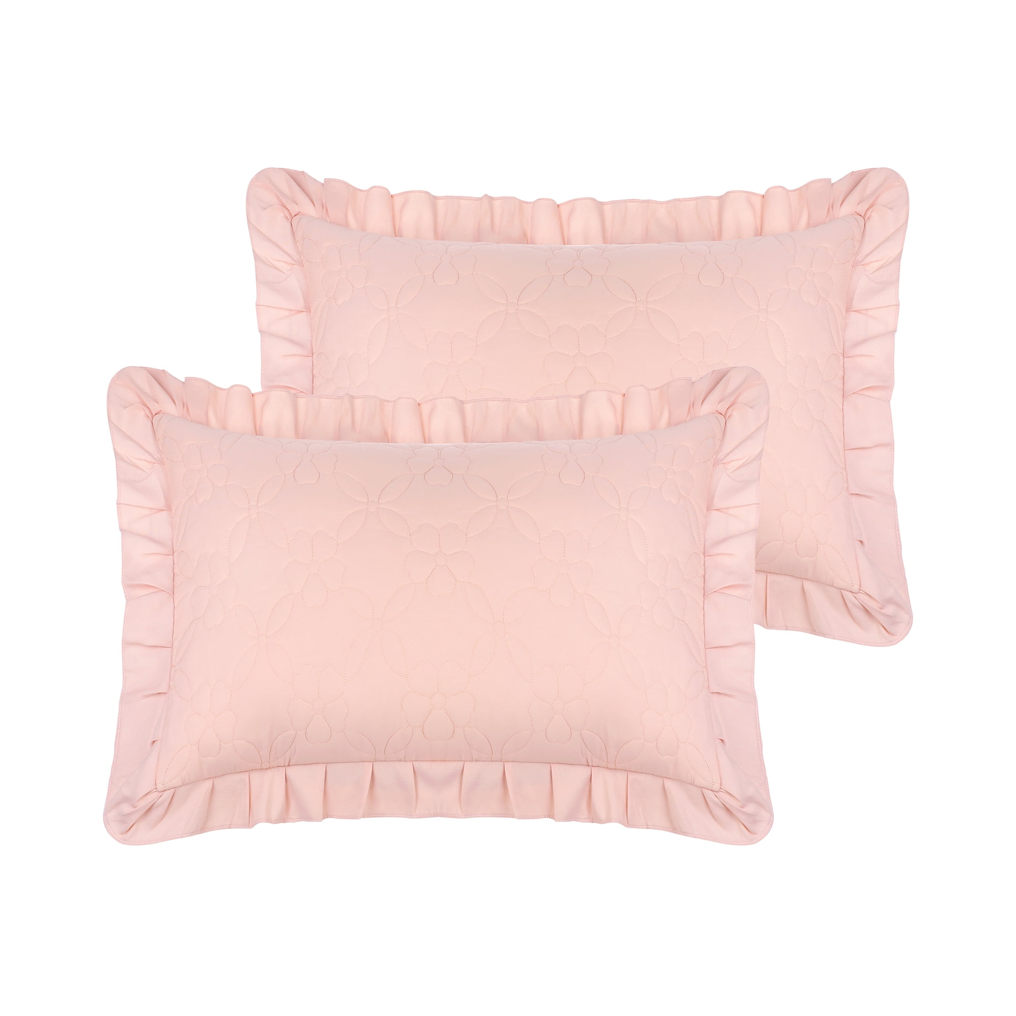 HiEnd Accents Ruffle Trim and Lace/Ruffle Accent Pillow