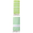thumbnail image 1 of Unique Bargains 2Pcs Stripe Quick Dry Light Turkish Beach Towel Green 71" x 35"/71" x 40", 1 of 7