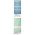 thumbnail image 1 of Unique Bargains 2Pcs Stripe Quick Dry Sand Free Beach Towel Blue Green 71" x 35"/71" x 40", 1 of 8