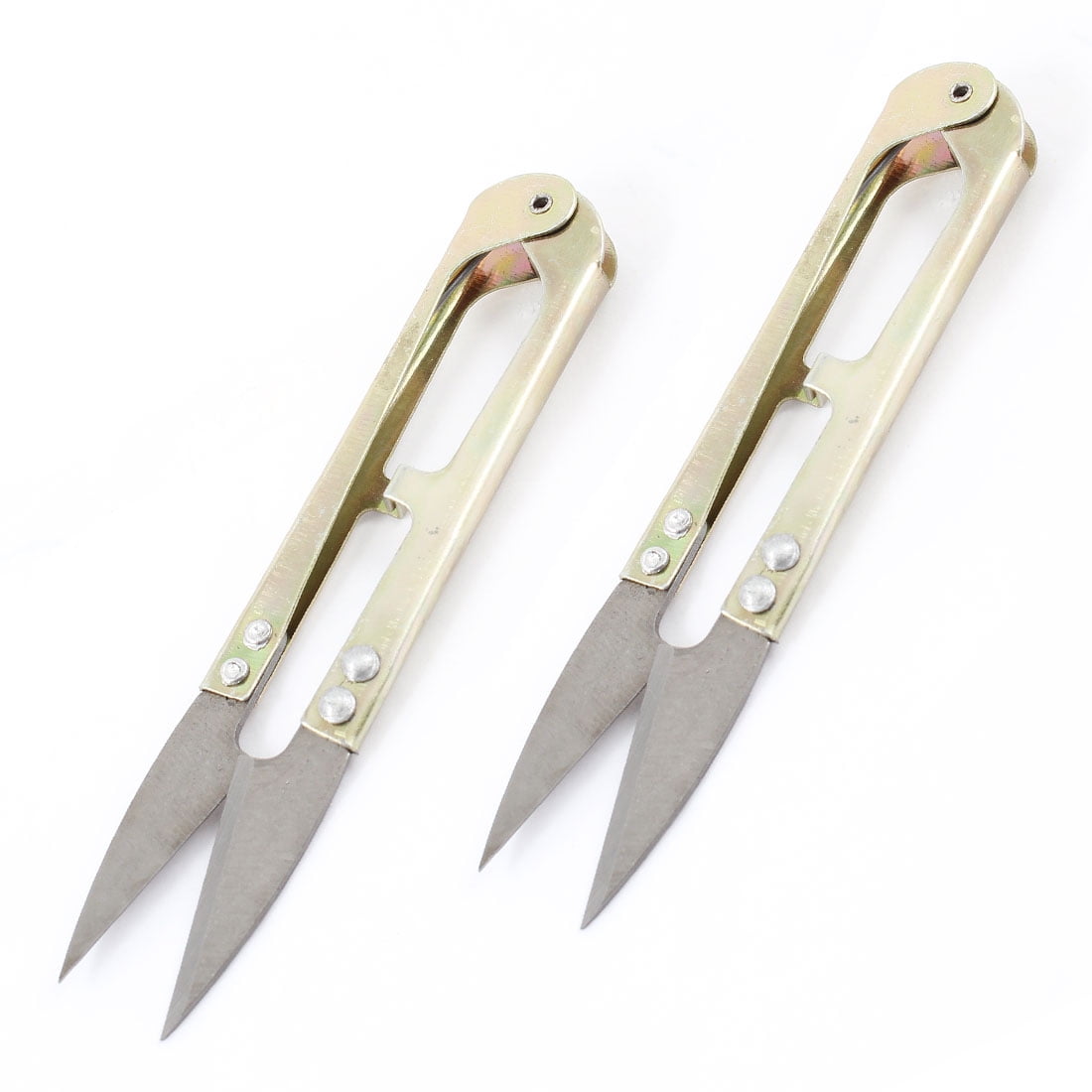 Spring Scissors Sewing Unique Bargains 2 Pcs Tailor Craft Yarn Spring Scissors Stitch Shear ...