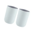 thumbnail image 1 of Unique Bargains 2Pcs Bathroom Cups Tumblers Toothbrush Cup 4.33''x2.76'' 350ml Gray, 1 of 7