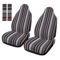 thumbnail image 1 of Unique Bargains 2Pcs Universal Car Front Seat Covers Saddle Blanket Bucke Seat Covers, 1 of 7