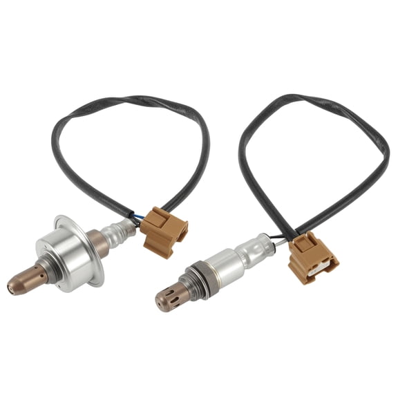 Unique Bargains 2Pcs Upstream Downstream O2 Oxygen Sensor For Chevrolet City Express 2015-2018 For Nissan NV200 2013-2021 Metal Exhaust Gas Detection Plug And Play