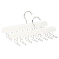 thumbnail image 1 of Unique Bargains 2Pcs Wood Tank Top Hangers For Closet Organizer White 16 Hooks, 1 of 5