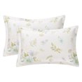 thumbnail image 1 of Unique Bargains 2Pcs Wrinkle Resistant Durable Cotton Pillowcase Queen Color F, 1 of 5