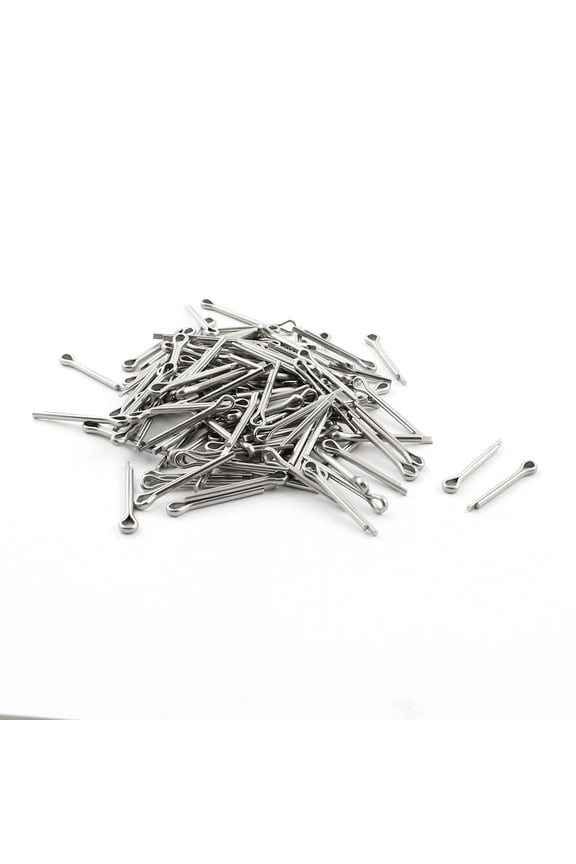 2mm x 16mm x 23mm Stainless Steel Watch Strap Links Cotter Pin 110Pcs