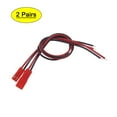 thumbnail image 1 of 2 Pairs 2-Terminal Male to Female Connector Cable Wire Line 21cm, 1 of 4