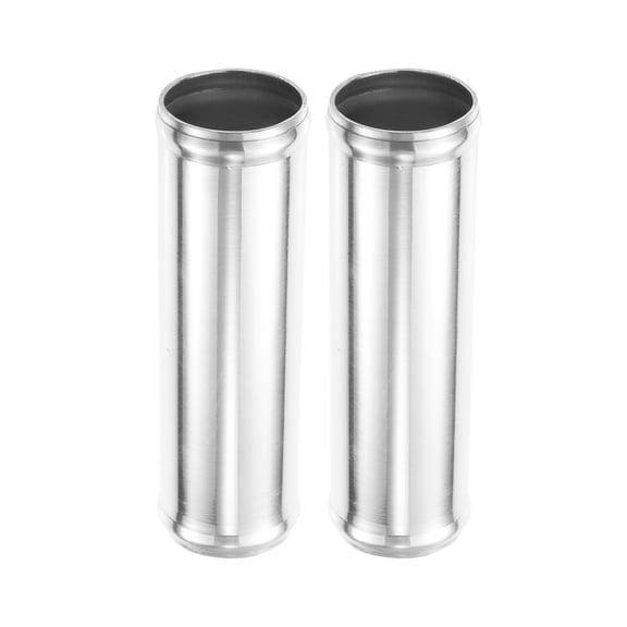 Unique Bargains 2pcs 1.75" OD 6" Length Universal Car Aluminum Alloy Intercooler Pipe Straight Air Intake Tube