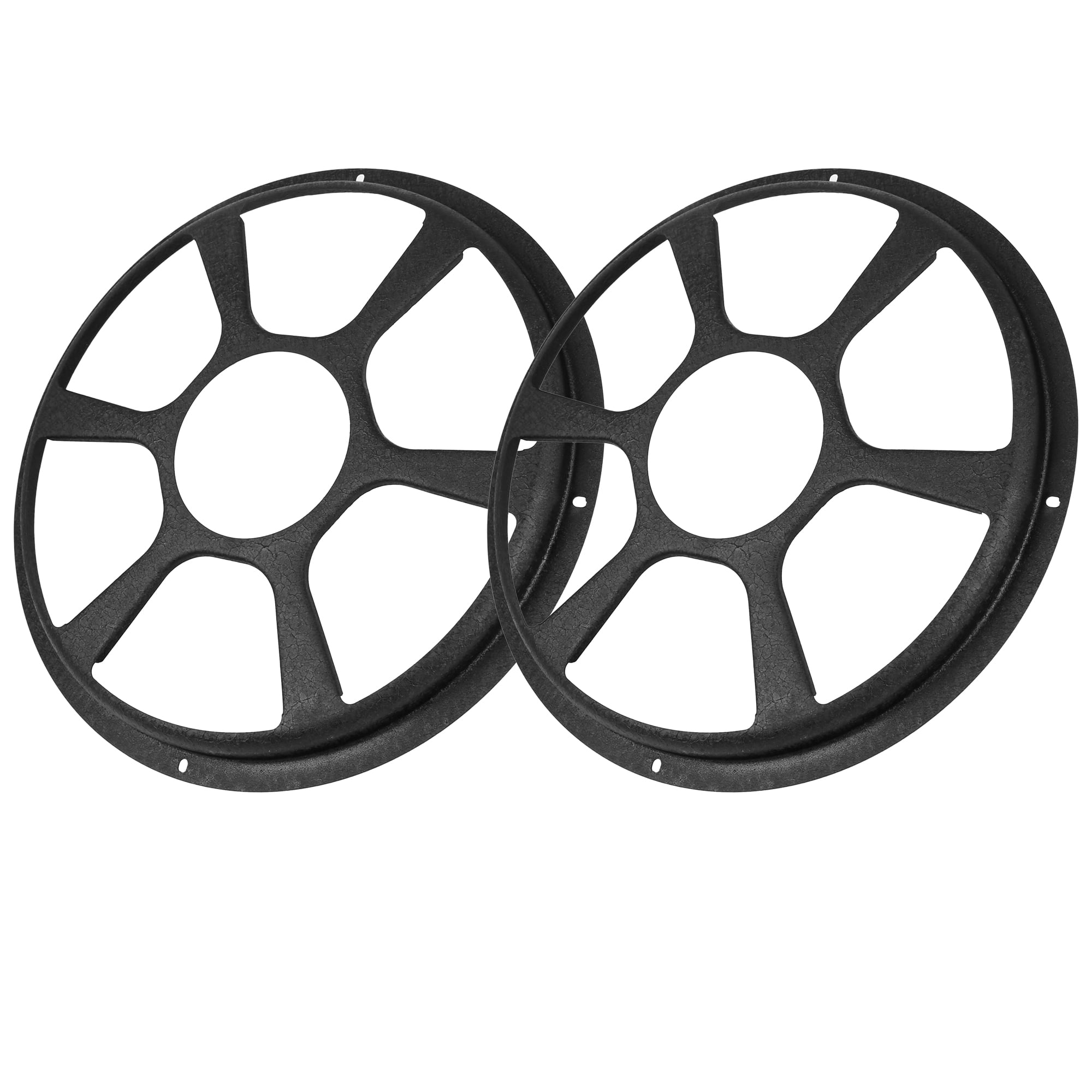 Unique Bargains 2pcs 12 In Black Car Auto Speaker Cover Mesh Subwoofer Grill Horn Guard