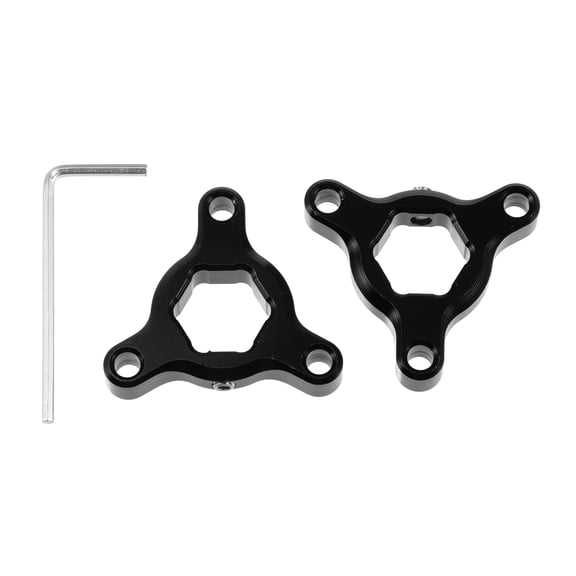 Unique Bargains 2pcs 14mm Black Aluminum Alloy Racing Motorcycle Rider CNC Fork Preload Adjusters for Most Motorcycle