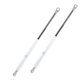 Unique Bargains 2pcs 15inch 100Lbs/445N for White Universal Lift Supports Struts Shocks Gas Spring for Car Boat RV Vehicle