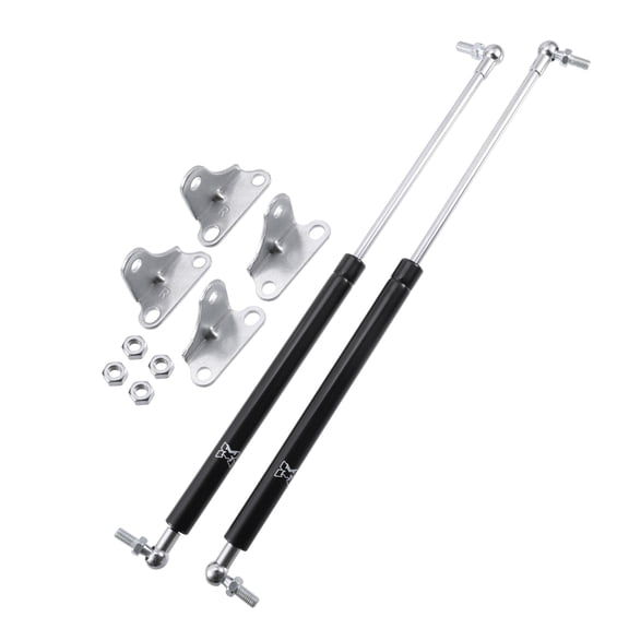Unique Bargains 2pcs 17inch 30lbs Lift Supports Gas Struts Springs Universal RV Car Bonnet Tailgate Support Rod