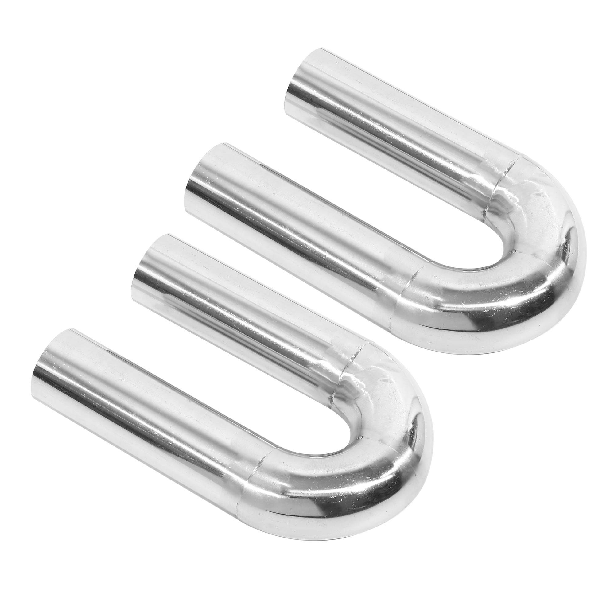 2Pcs 45 Degree Mandrel Bend Exhaust Pipes - 3" OD Stainless Steel For Custom Car DIY