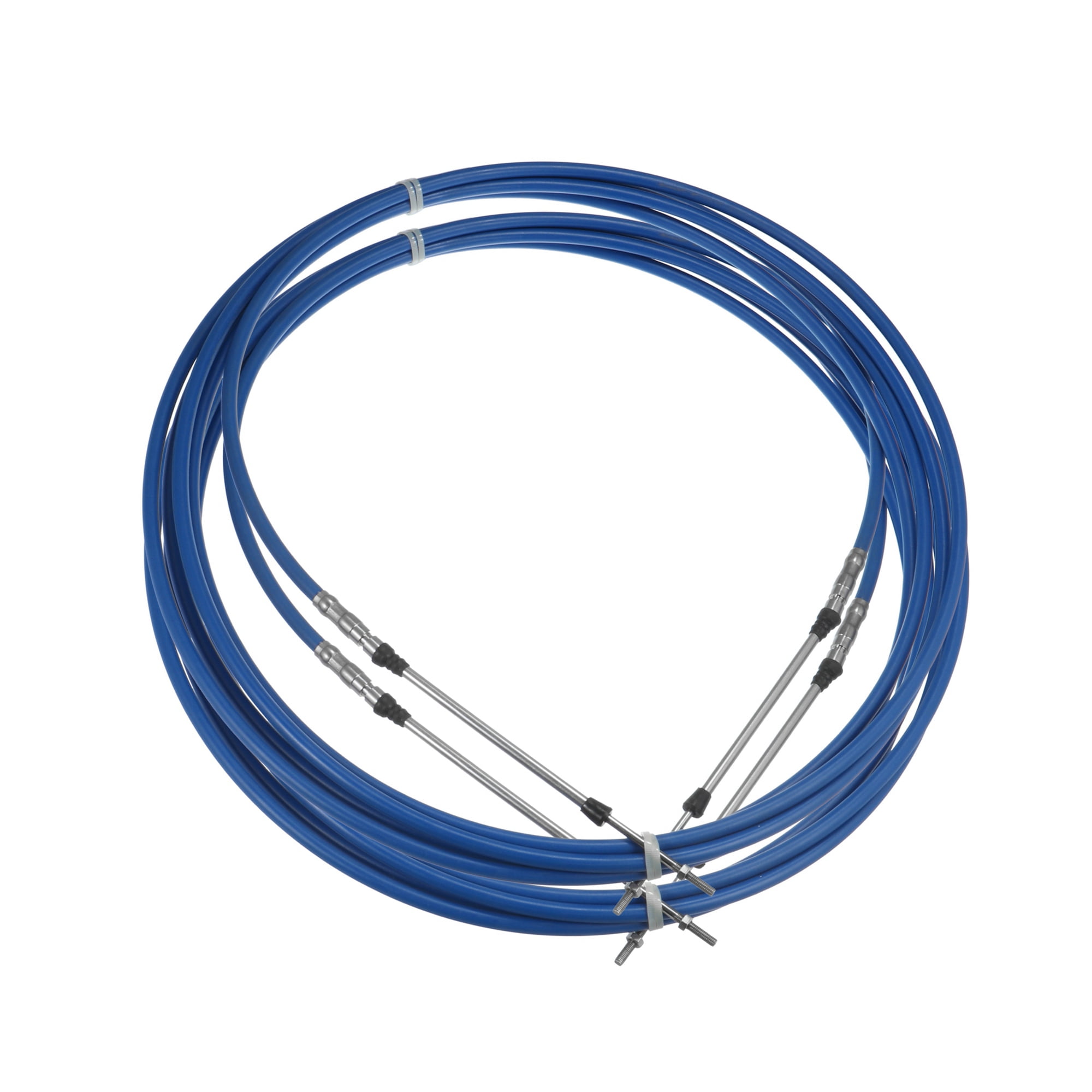 Unique Bargains 2pcs 20ft 6 M 236" Marine 33C Throttle Control Cable for Outboard Engine