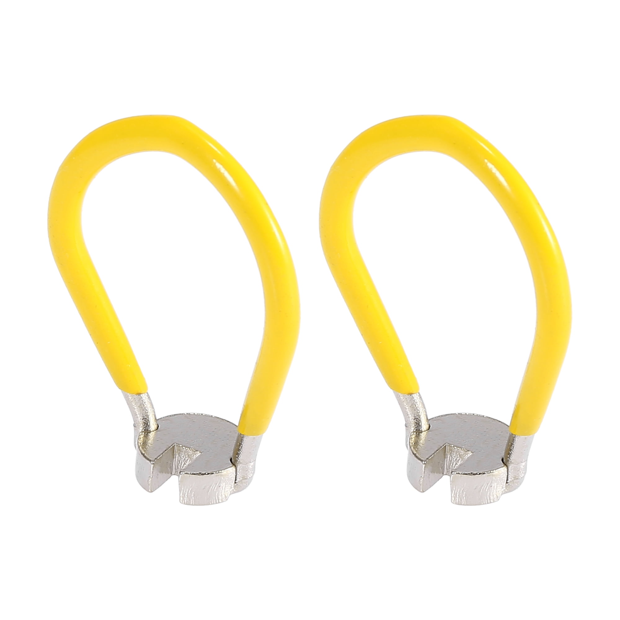 Unique Bargains 2pcs 3.7mm Bicycle Spoke Wrench Bike Cycling Repair Tool Yellow