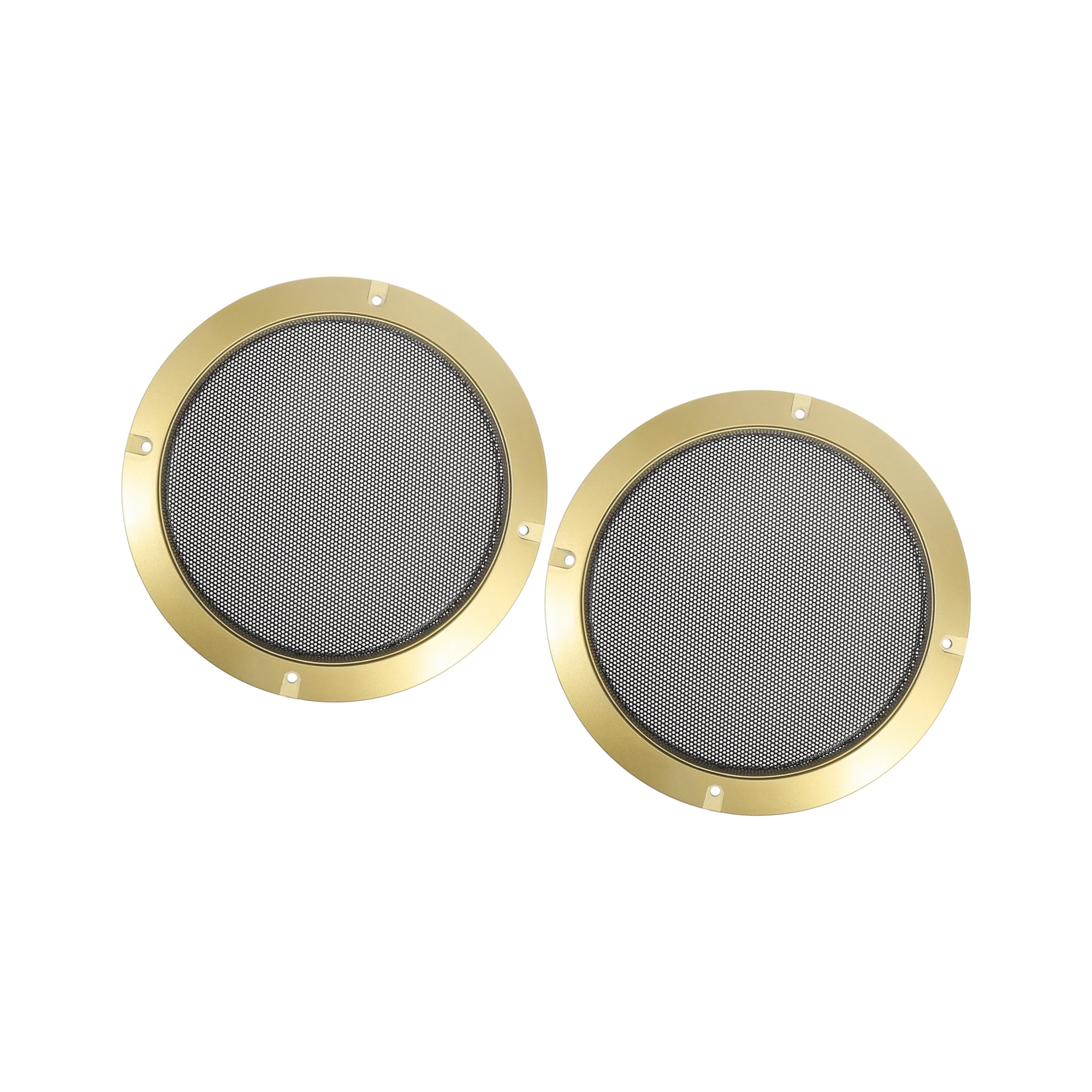 Unique Bargains 2pcs 6.5" Car Audio Speaker Cover Subwoofer Grill Horn Guard