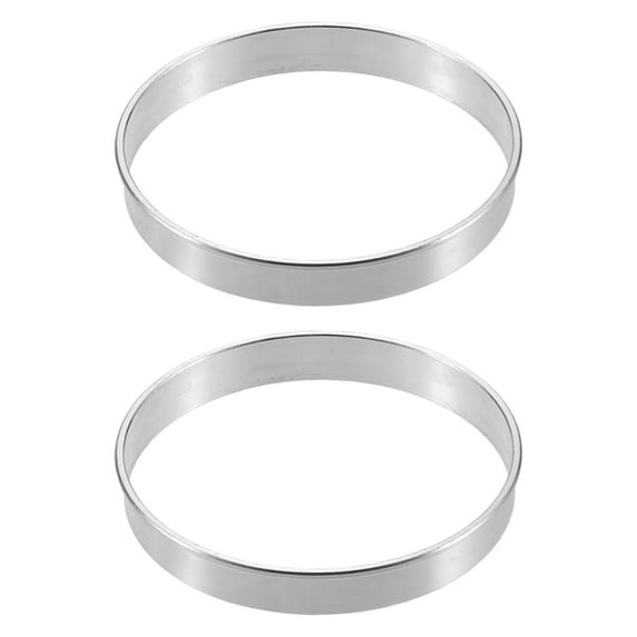Unique Bargains 2pcs 67.1mm to 66.1mm Aluminium Alloy Car Hub Centric Rings Wheel Bore Center Spacer Silver Tone