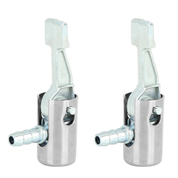 Unique Bargains 2pcs 6mm Locking Air Chuck Air Hose Inflator Adapter for Bike Auto Tire Valve