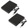 thumbnail image 1 of 2Pcs 9V 6 x AA Battery Switched Holder DC 2.1mm Connector Enclosed Case Box, 1 of 5