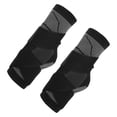 thumbnail image 1 of Unique Bargains 2pcs Ankle Support Braces Unisex Adjustable Compression Ankle Brace for Sports One Size Fits Most Black, 1 of 7